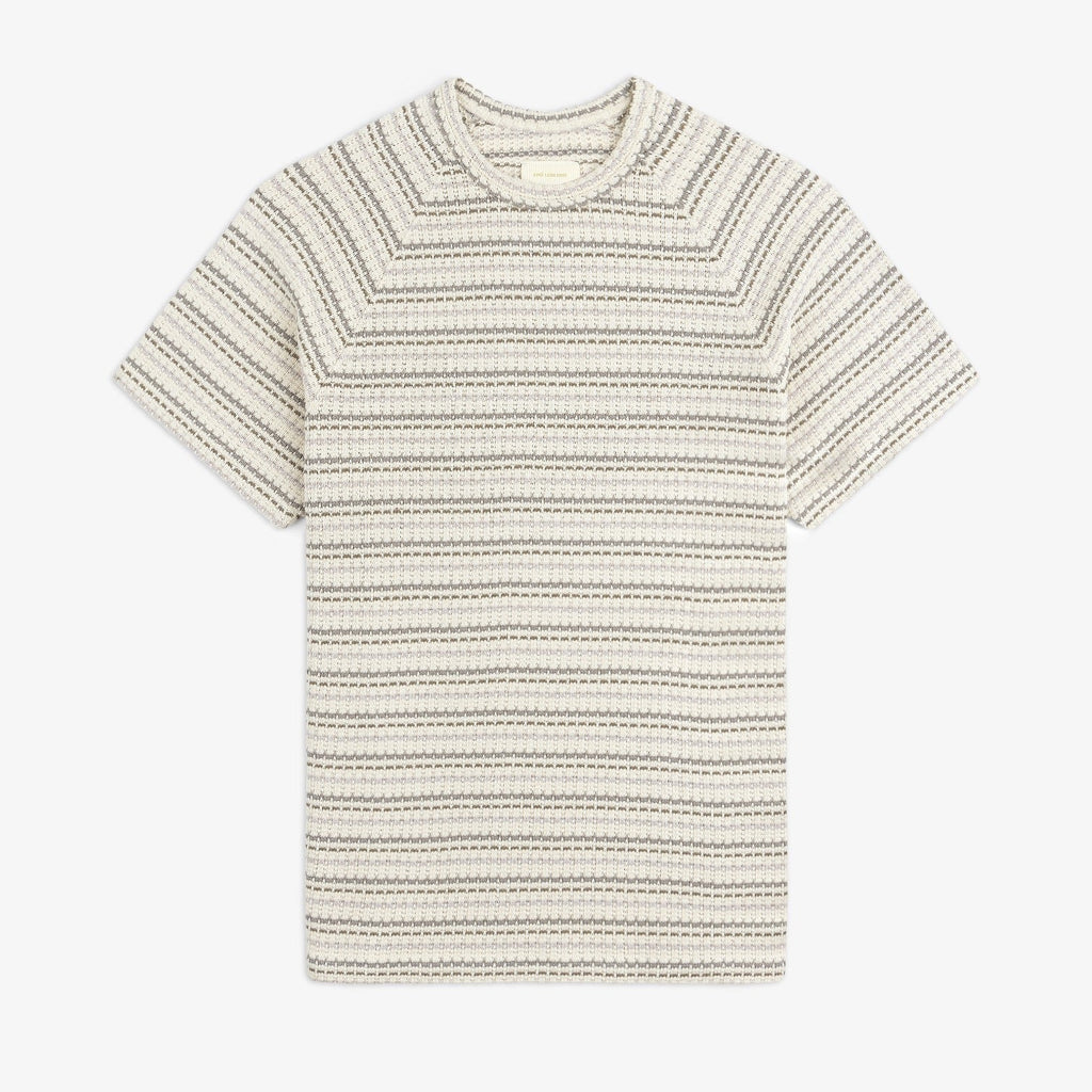 Jacquard Striped Tee