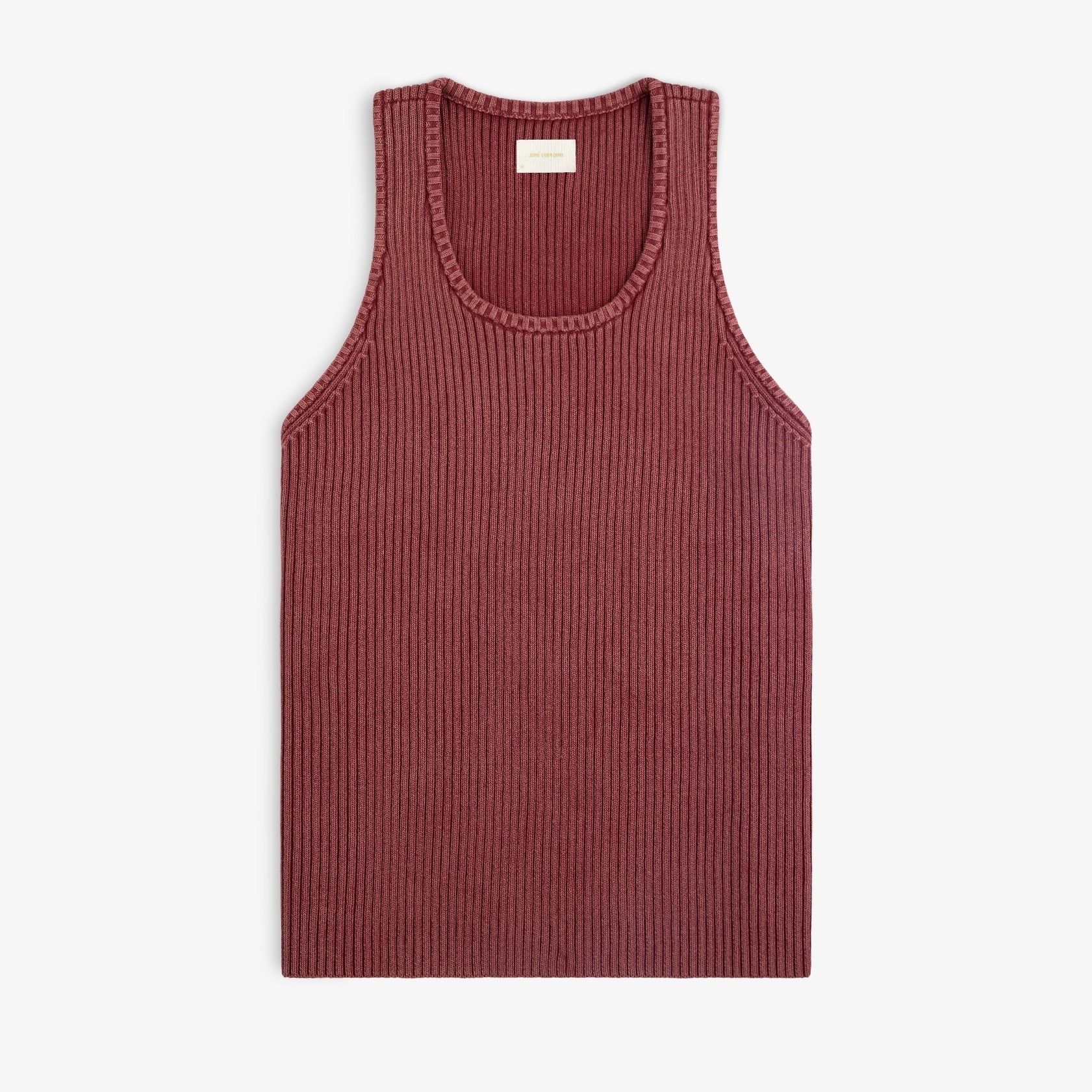 Stone Washed Knit Tank Top