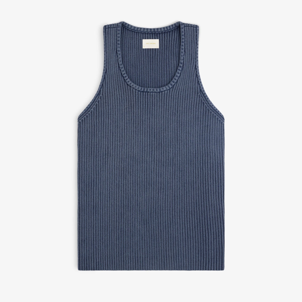 Stone Washed Knit Tank Top