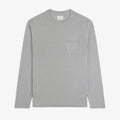 Long-Sleeve Knit Pocket Tee