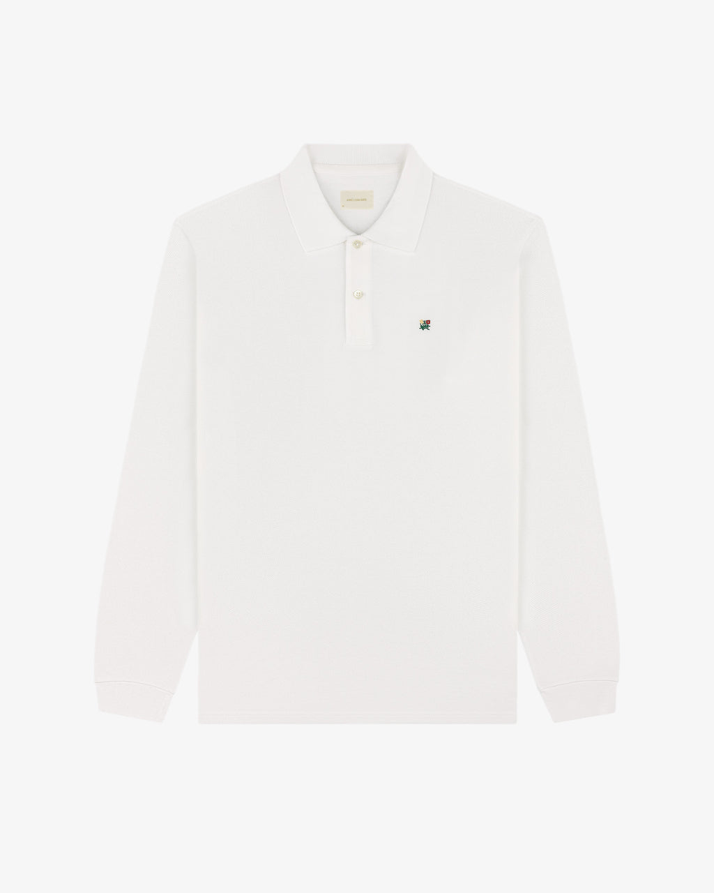 Long-Sleeve Crest   Piqué Polo