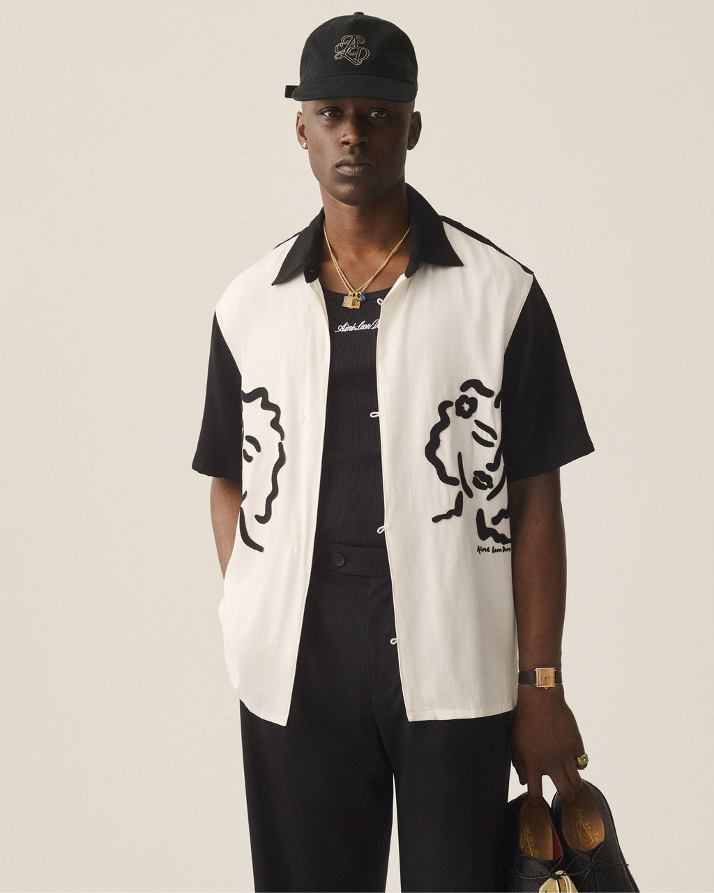 Embroidered Logo Tank   Top