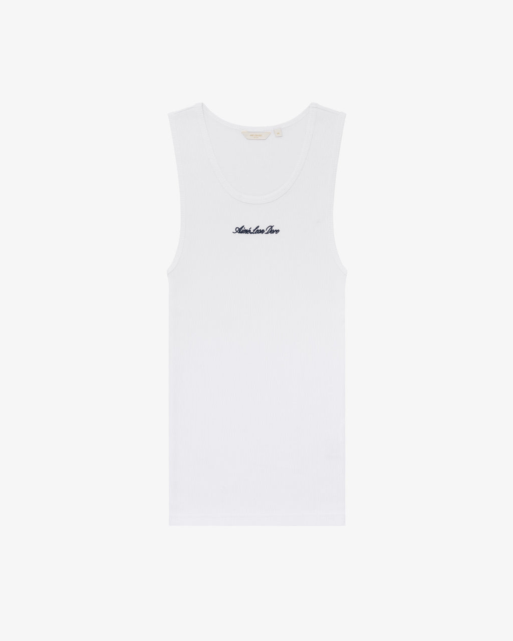 Embroidered Logo Tank   Top