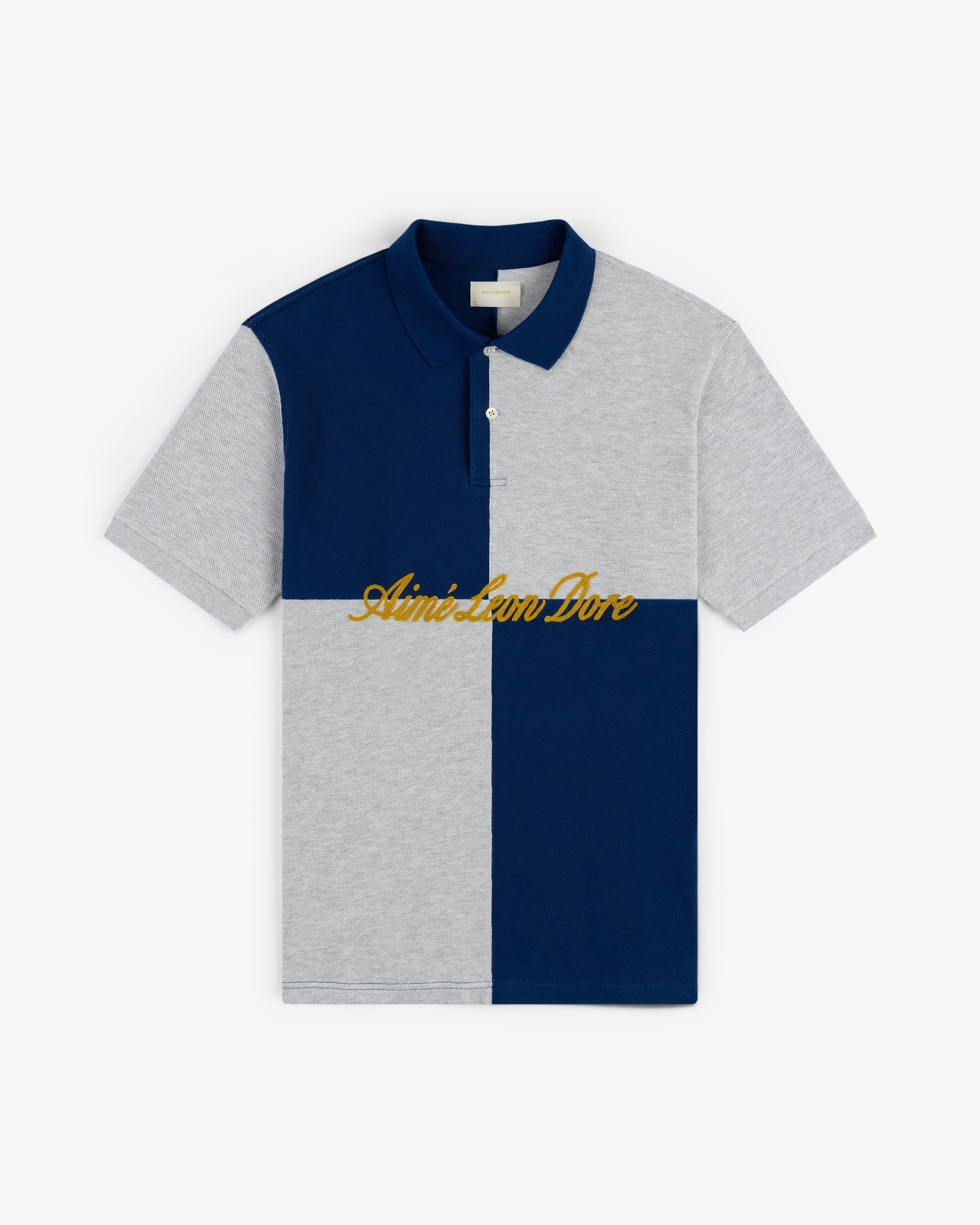 Color Blocked Pique Polo