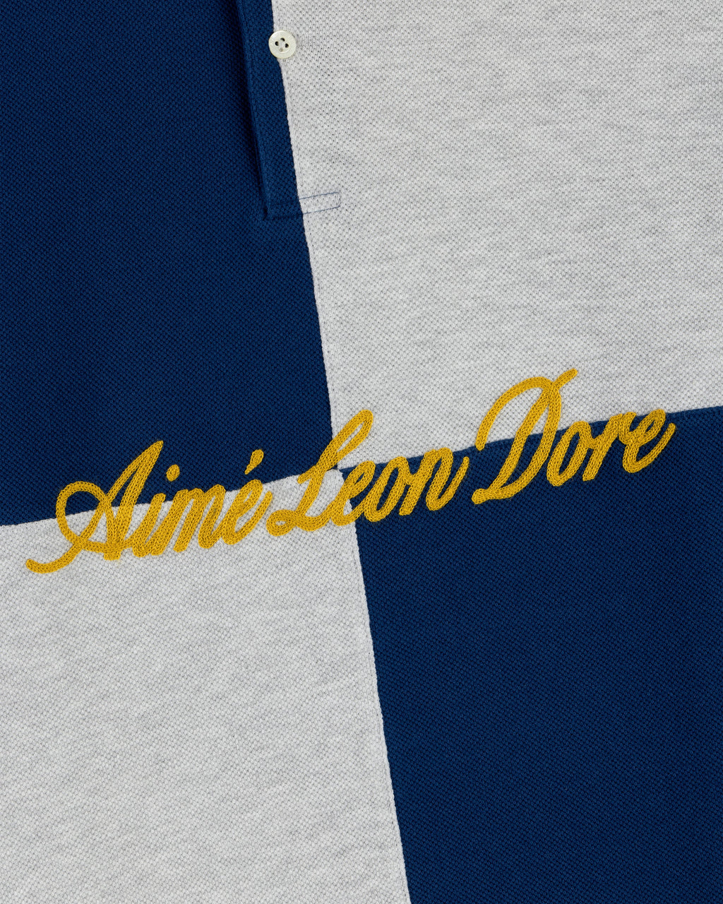 Color Blocked Pique Polo