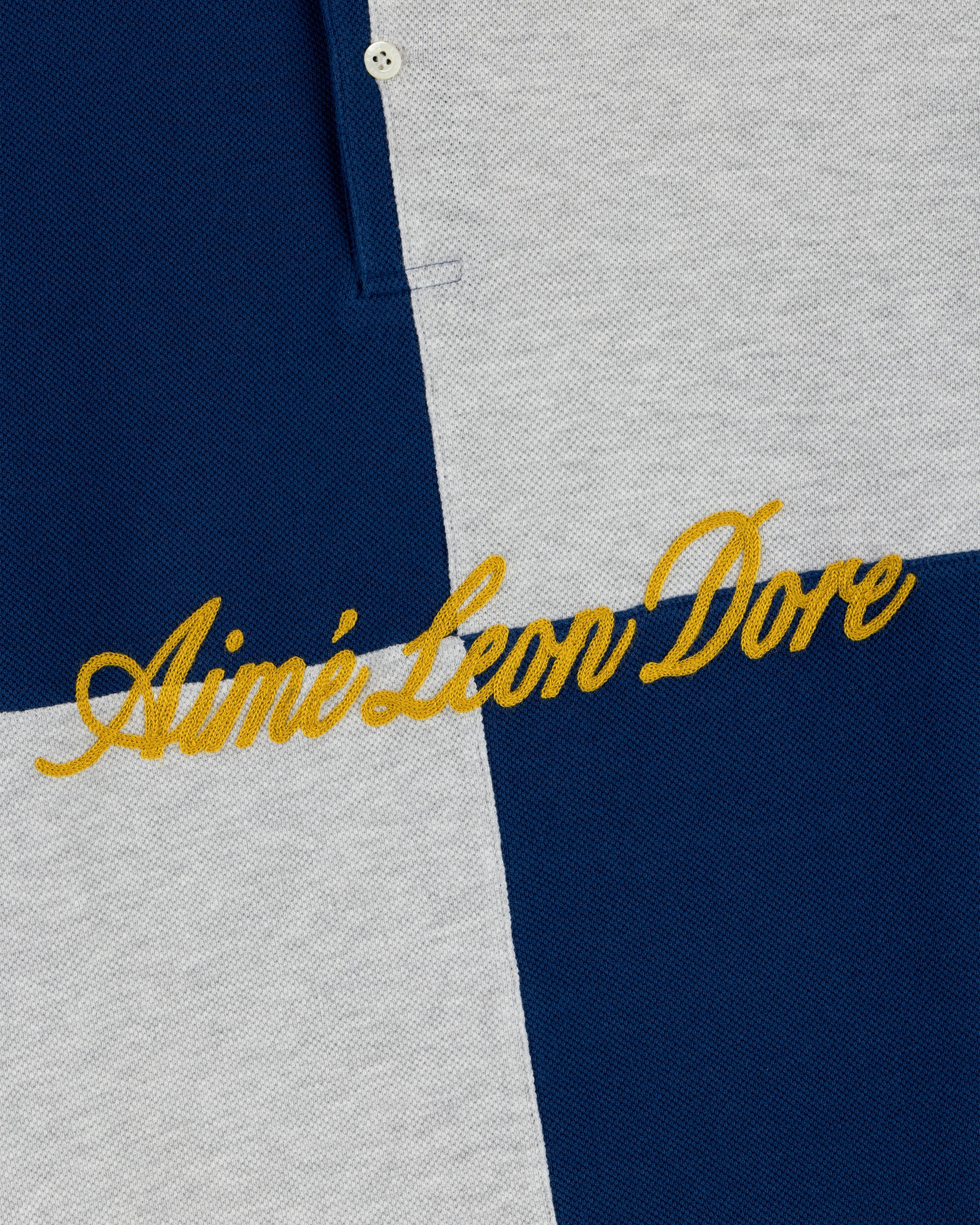 Color Blocked Pique Polo
