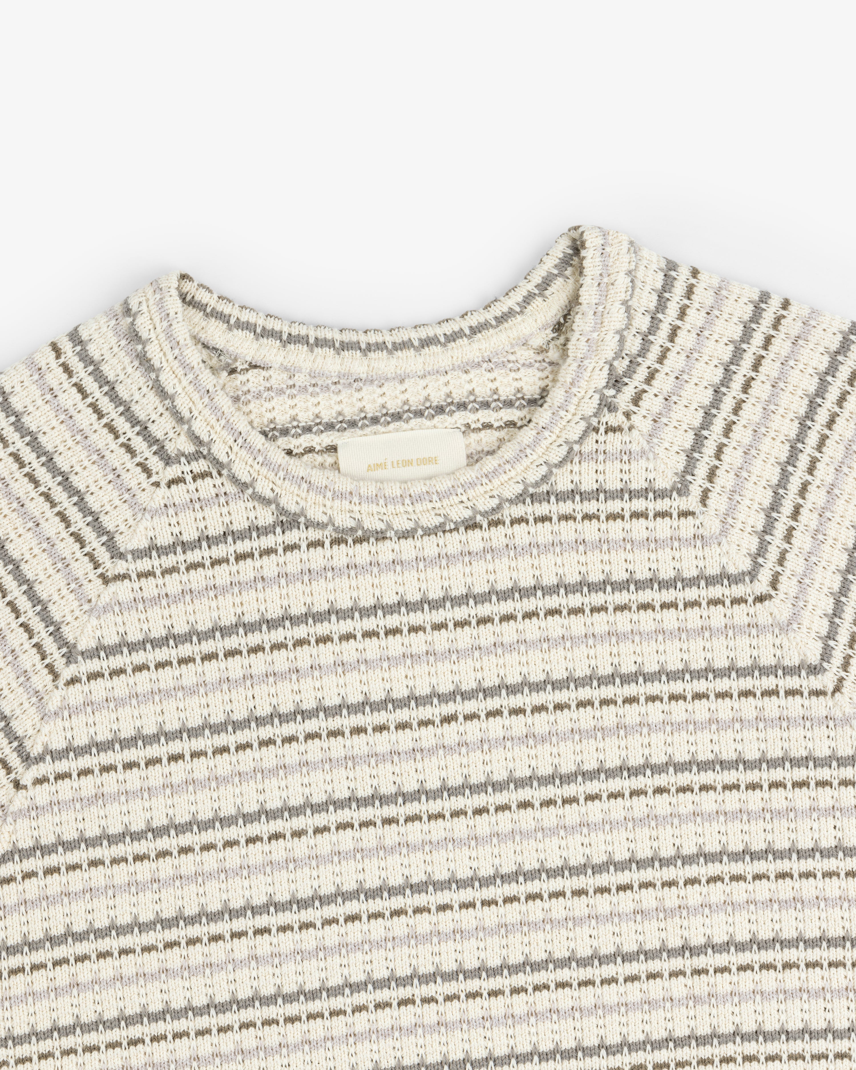 Jacquard Striped Tee