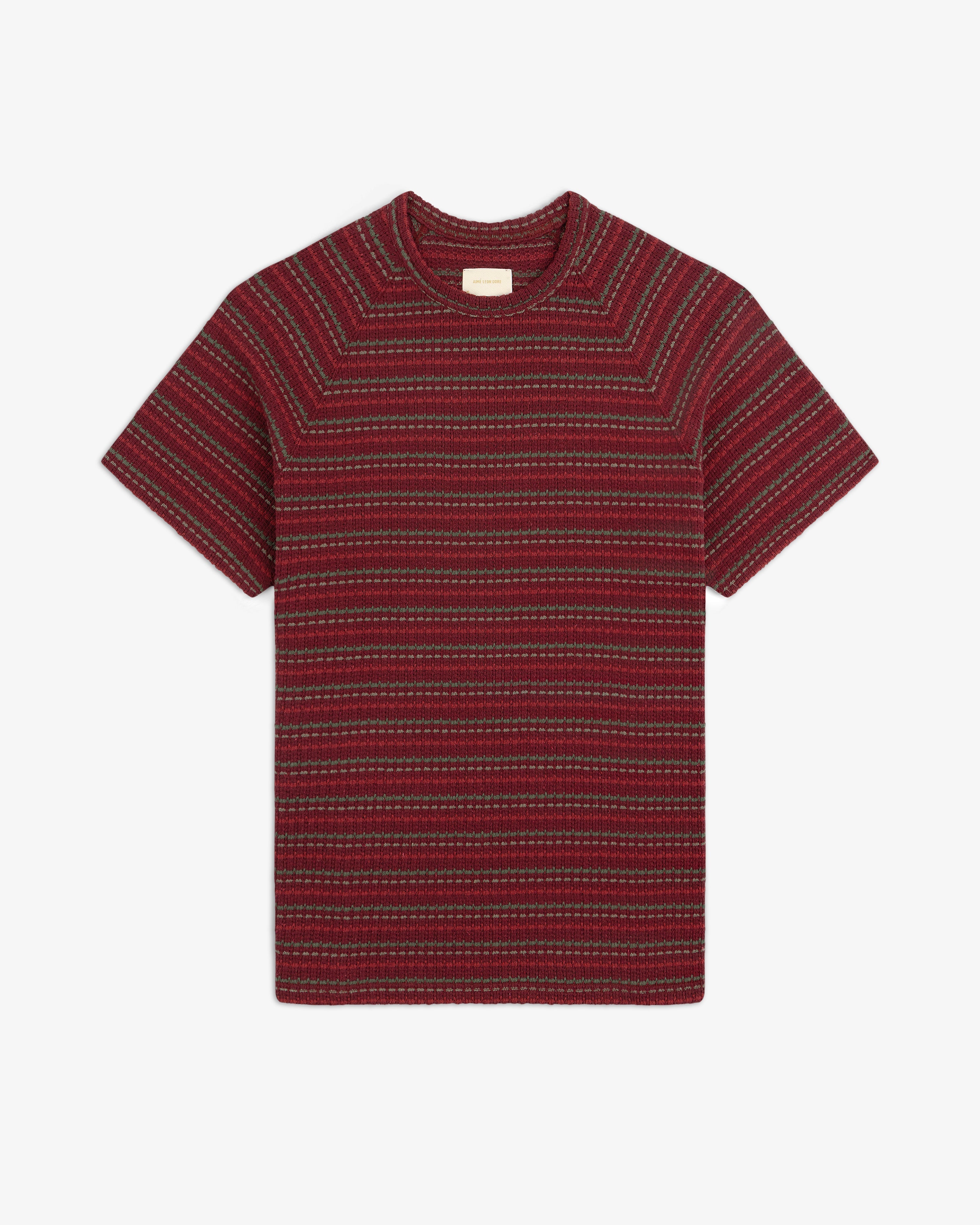 Jacquard Striped Tee