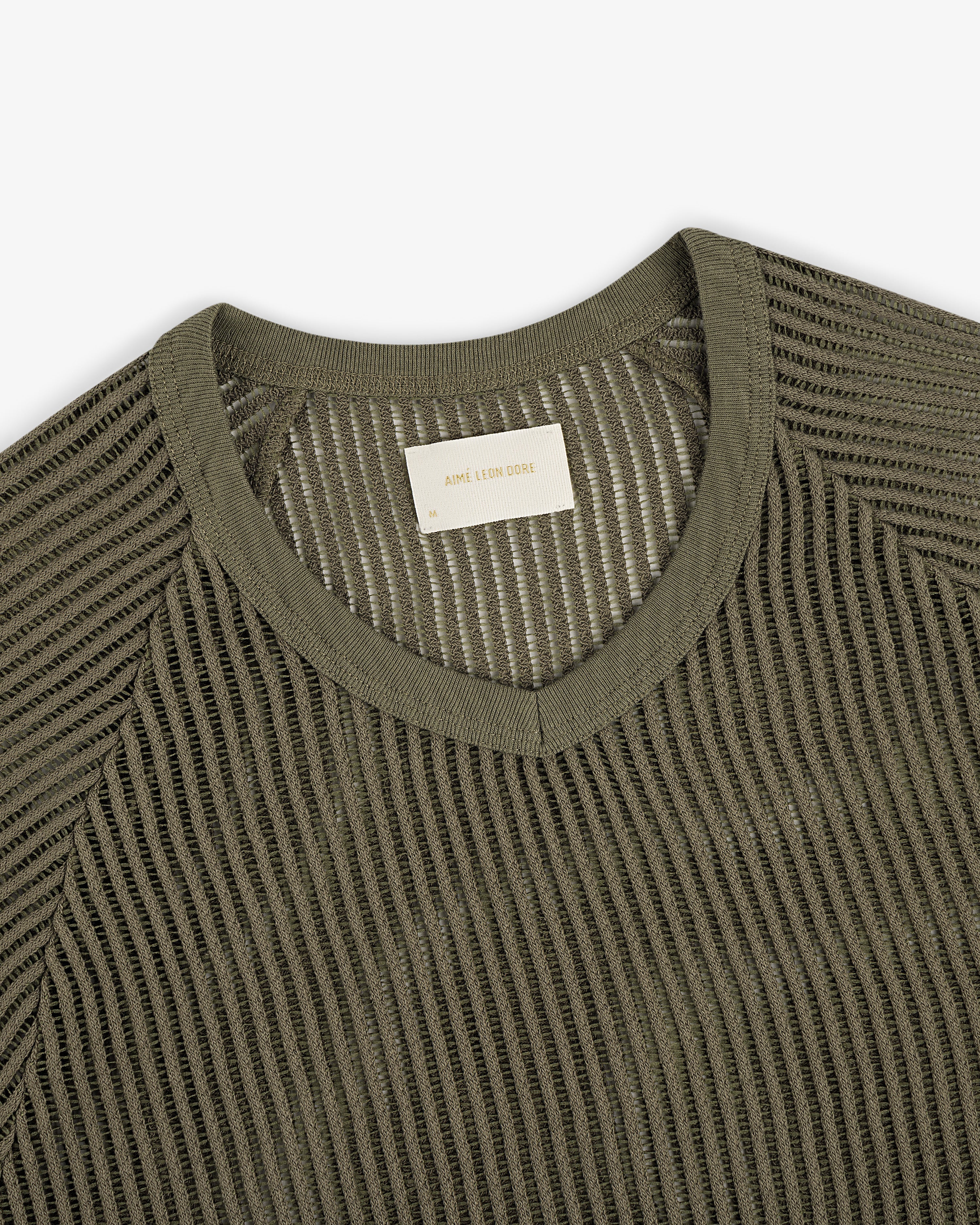 Mesh V-Neck Tee