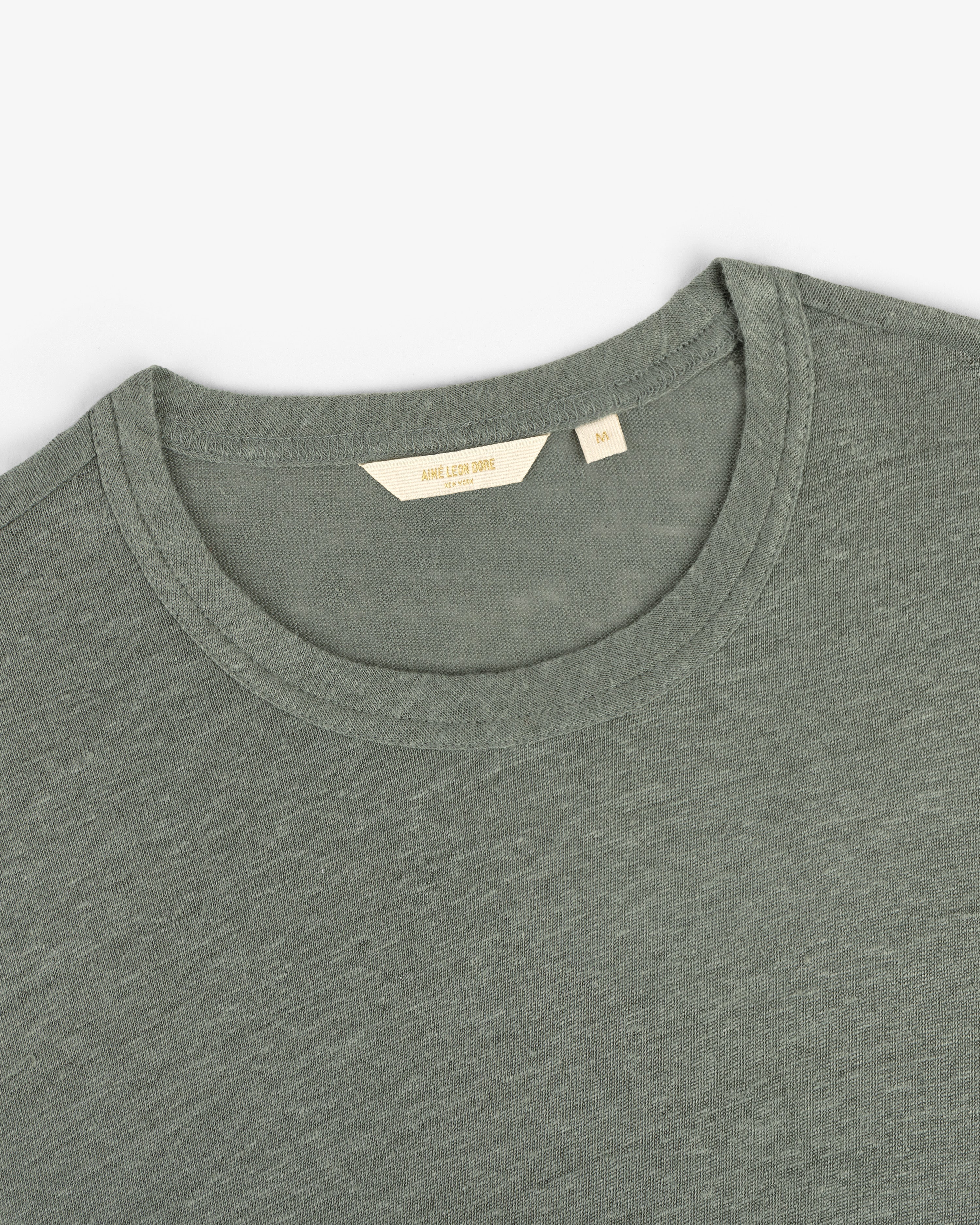 Long-Sleeve Linen Tee