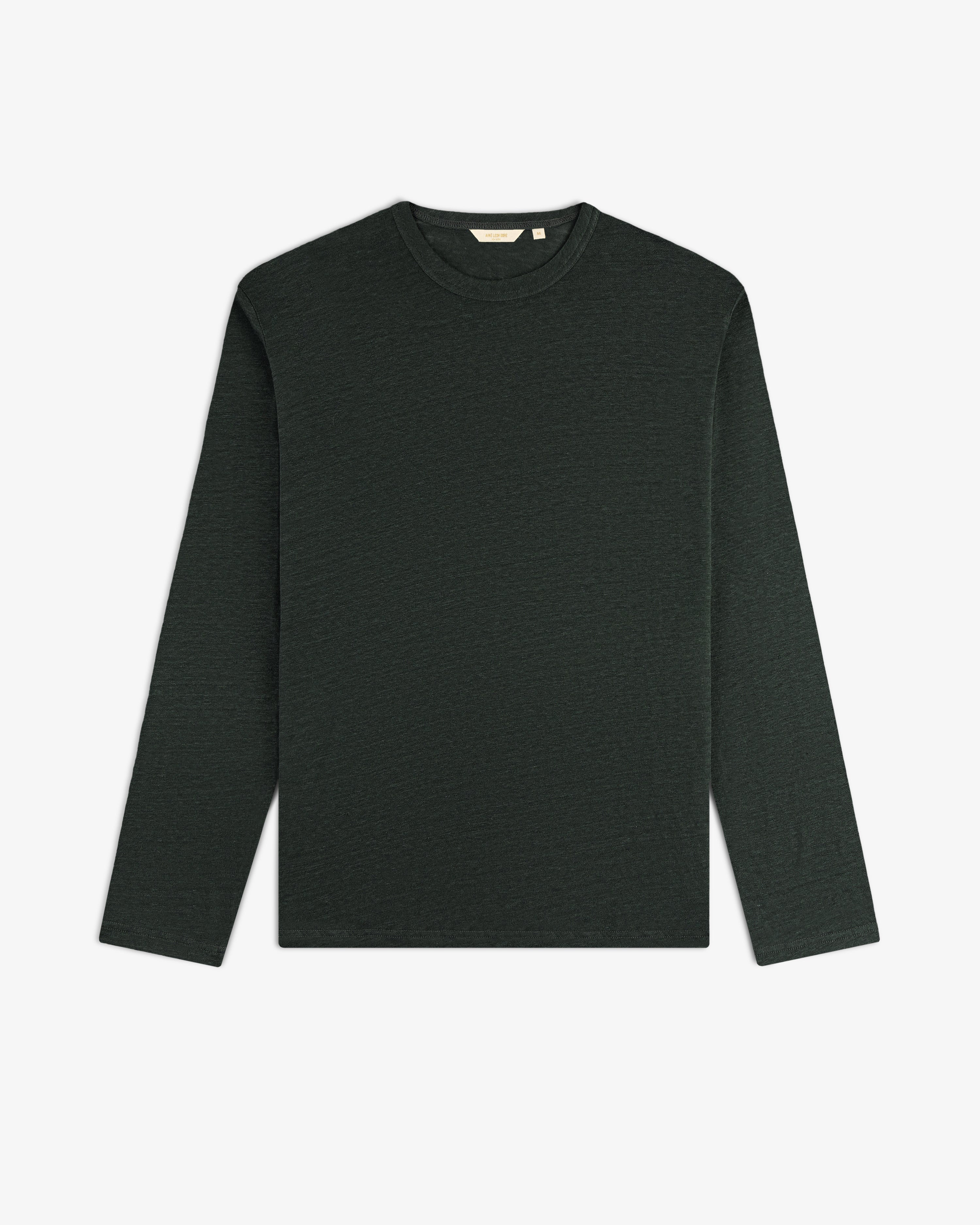 Long-Sleeve Linen Tee