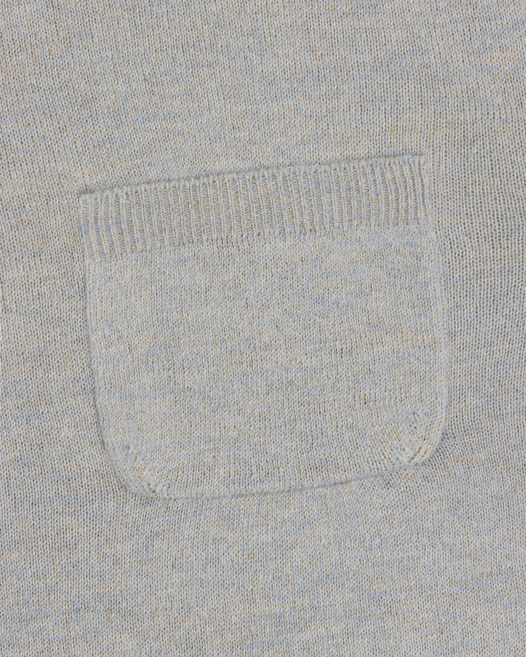 Long-Sleeve Knit Pocket Tee