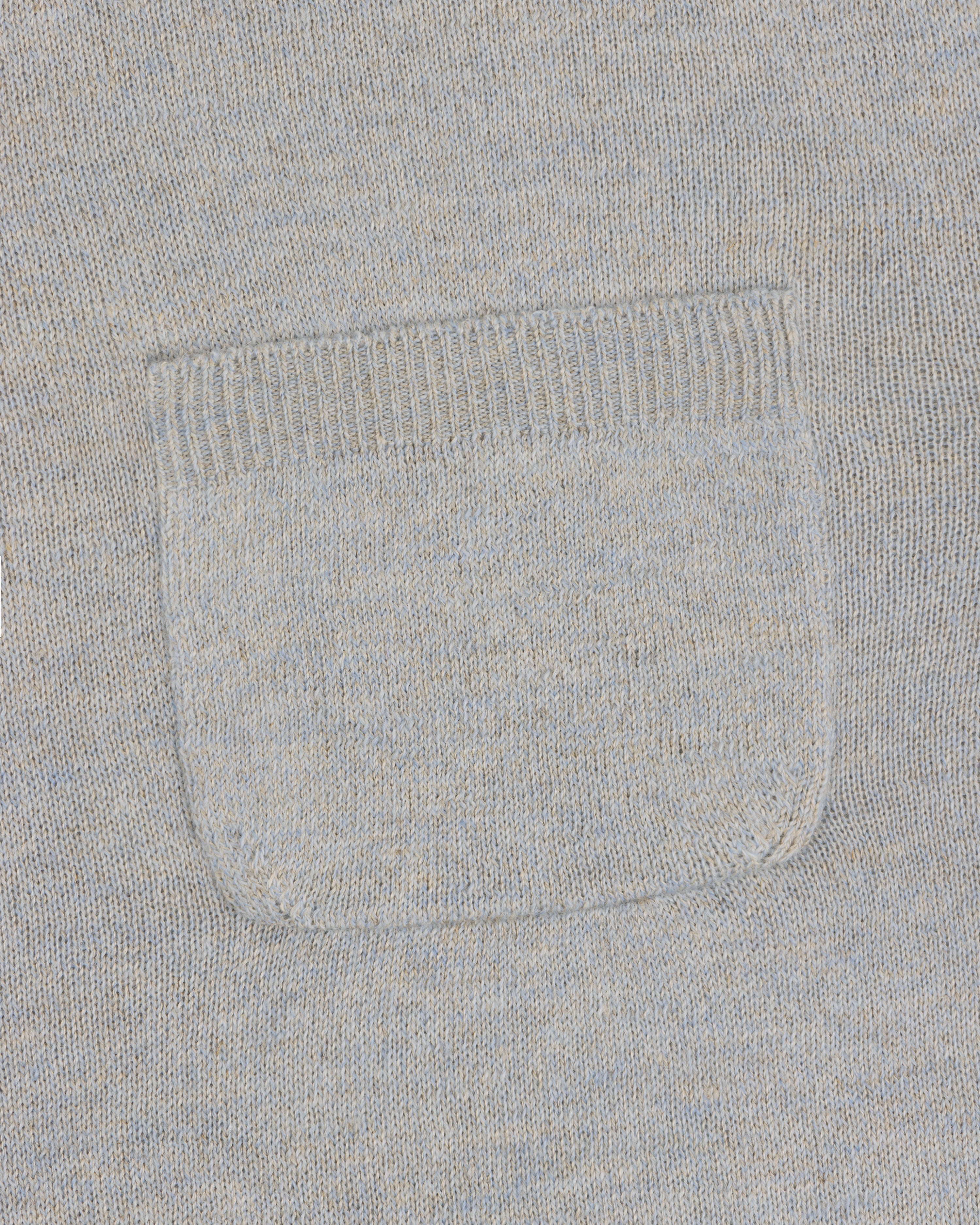 Long-Sleeve Knit Pocket Tee