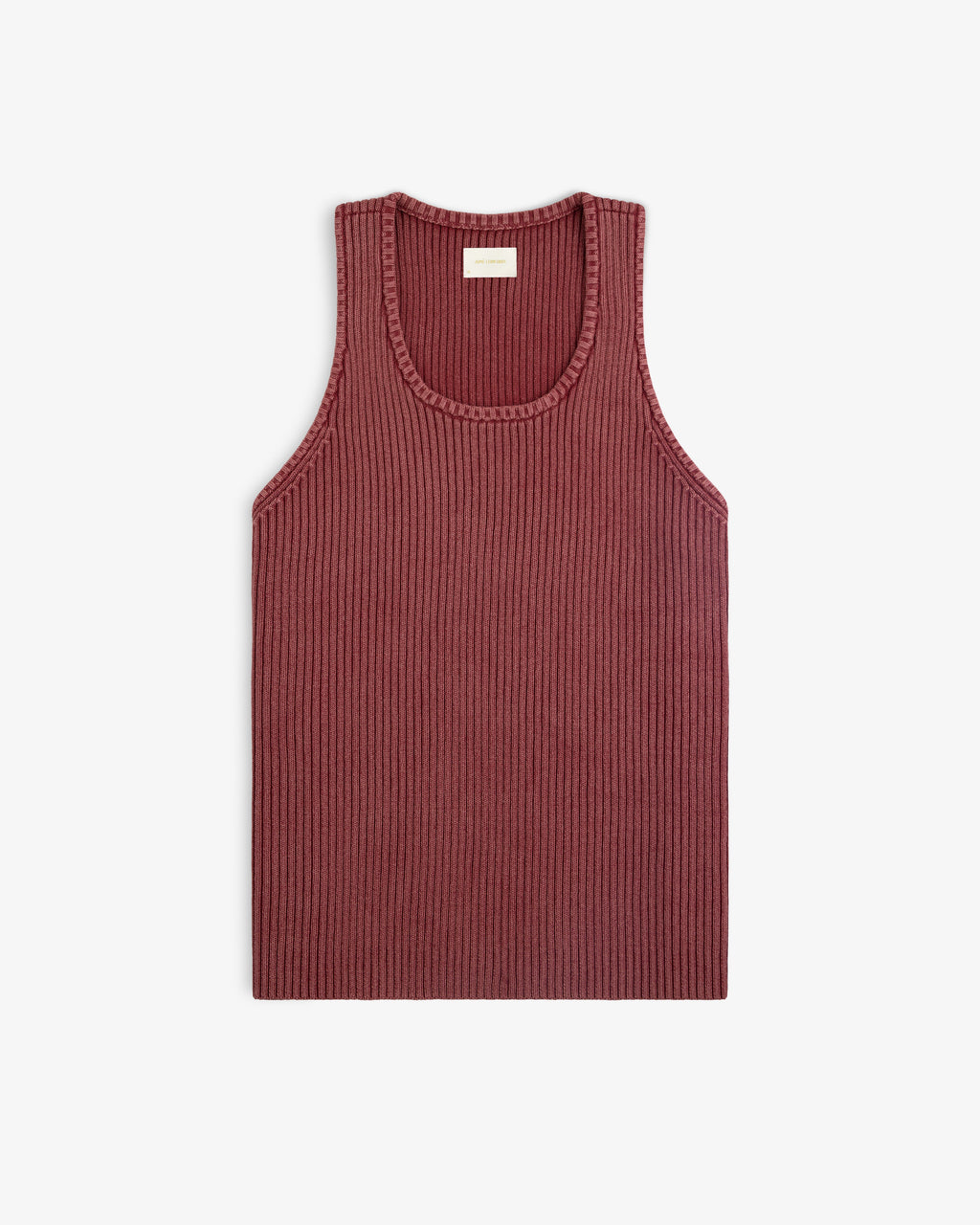 Stone Washed Knit Tank Top