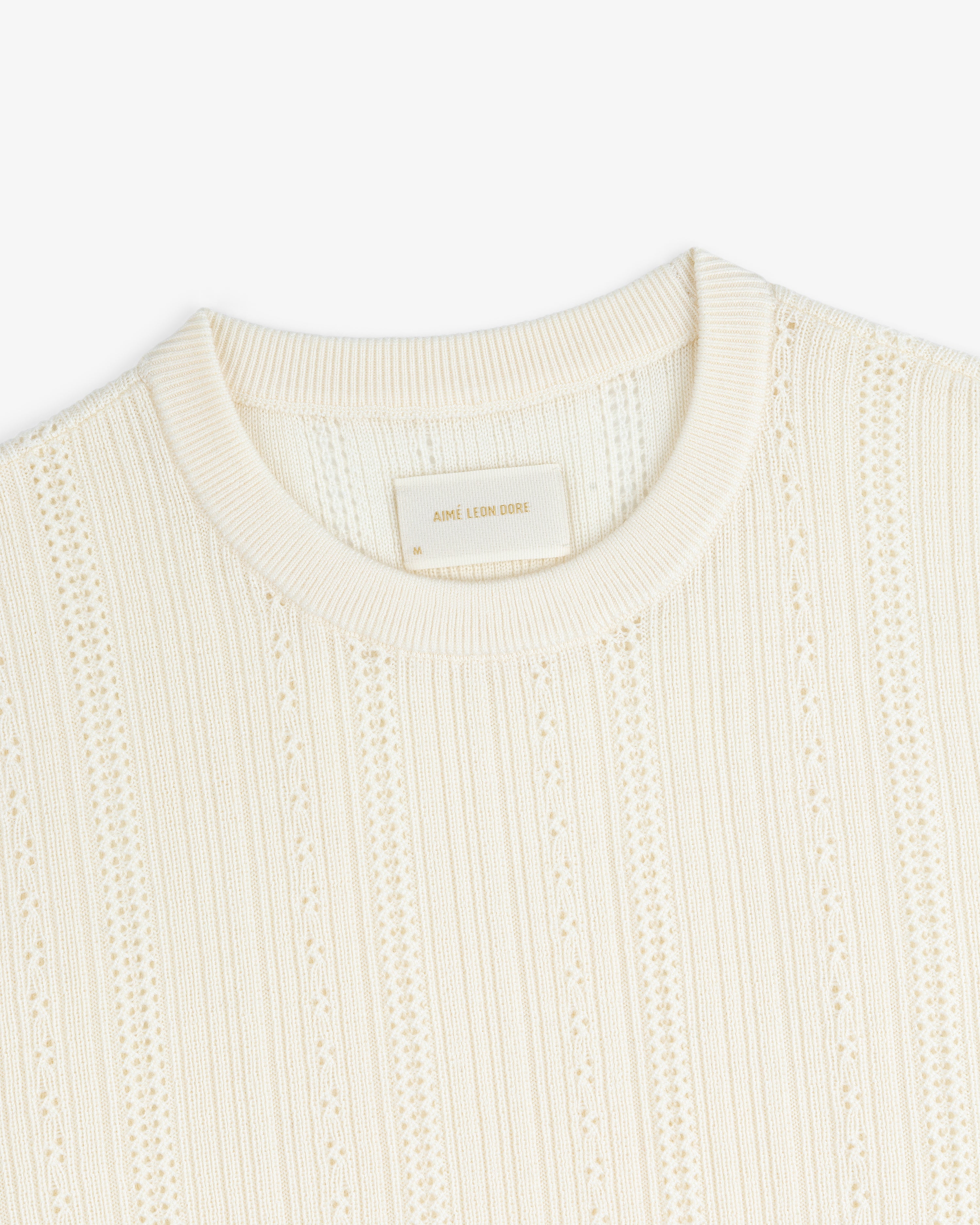 Merino Wool Eyelet Tee