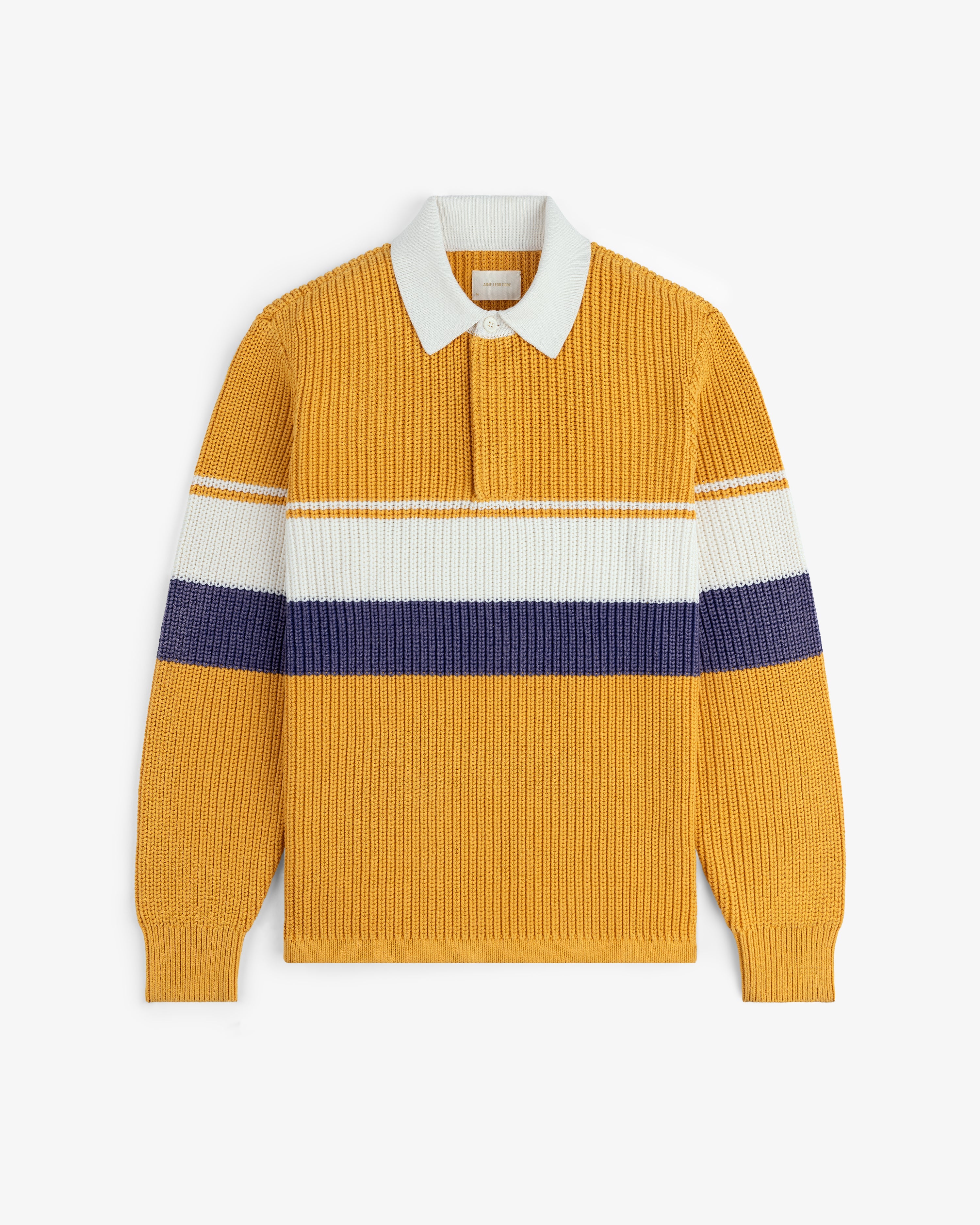 Striped Knit Rugby