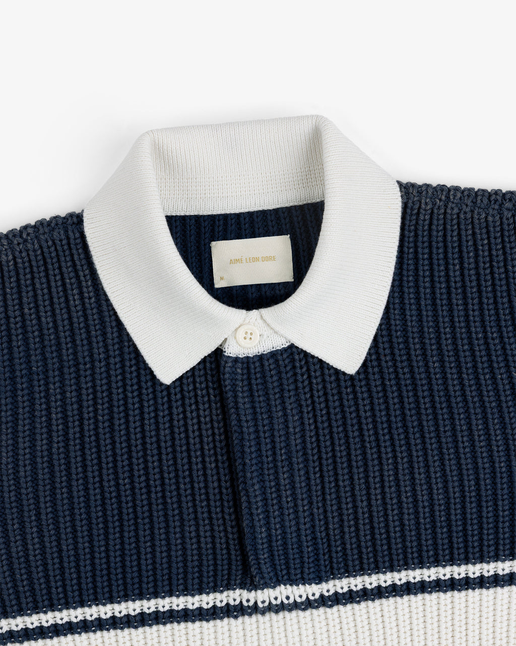 Striped Knit Rugby