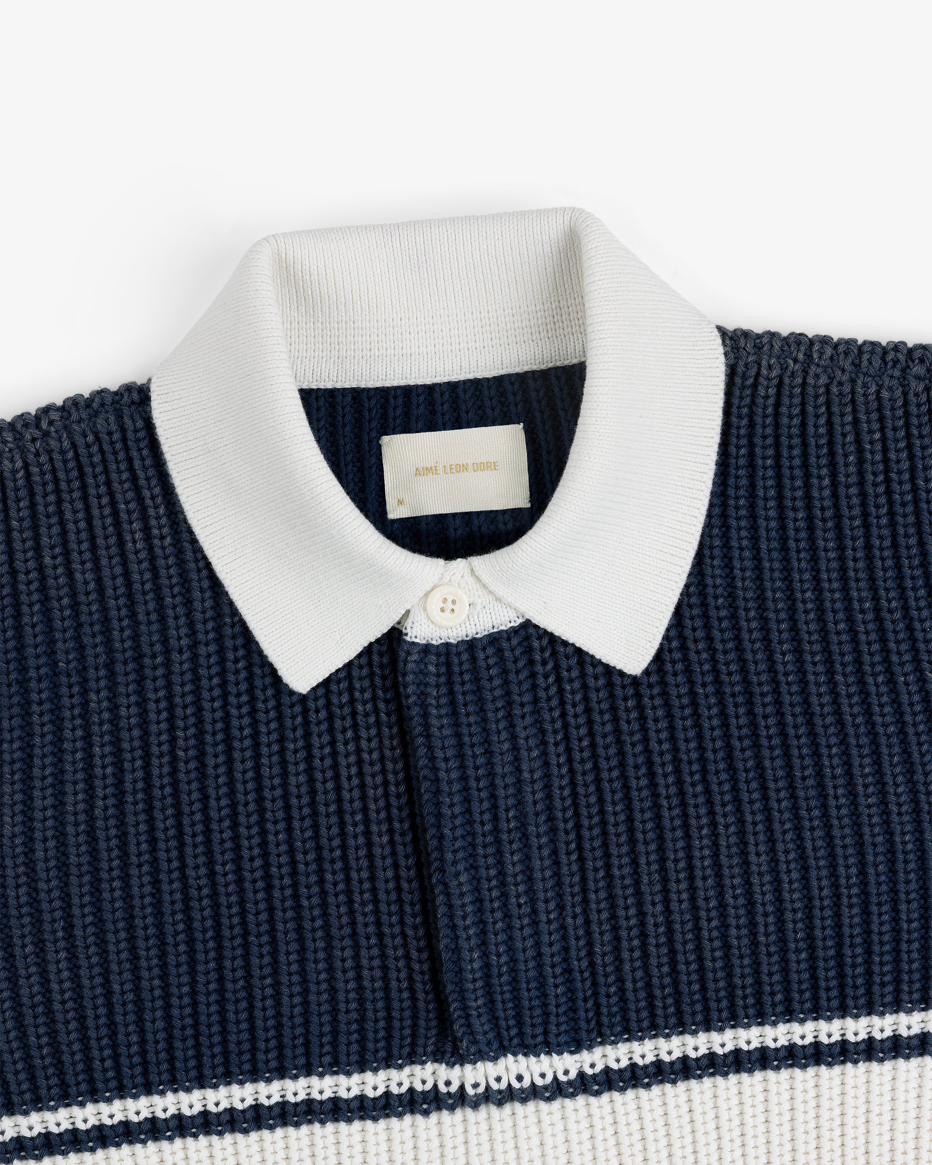 Striped Knit Rugby