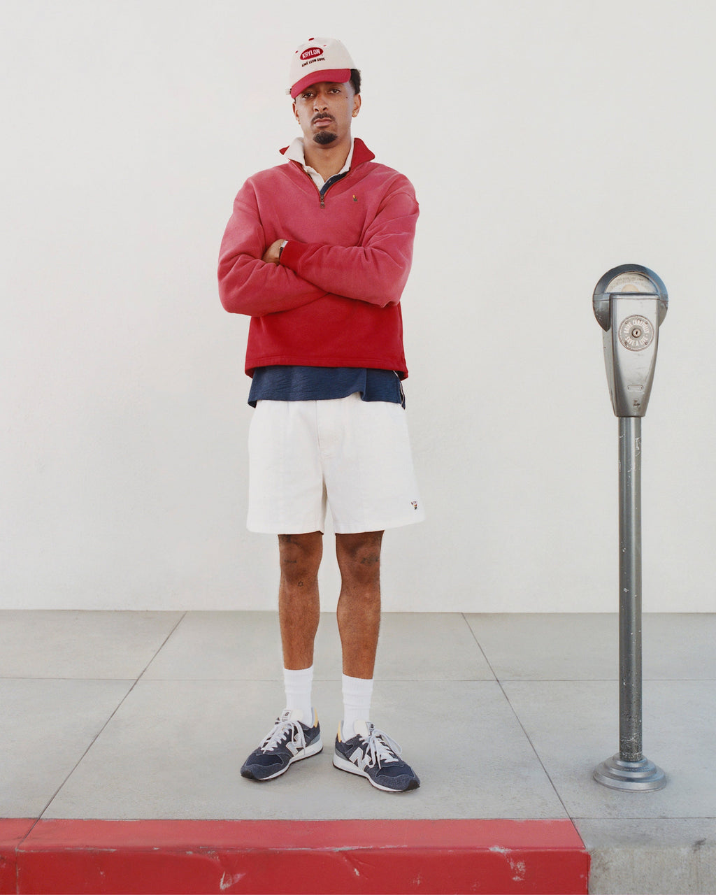 Sun Faded Crest Quarter Zip
