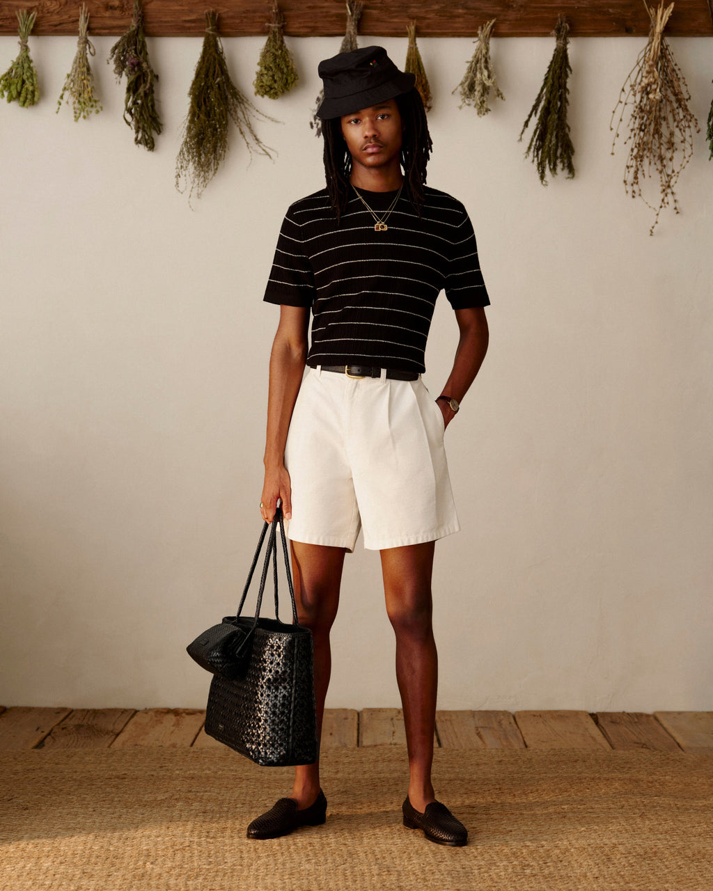 Merino Wool Eyelet Tee