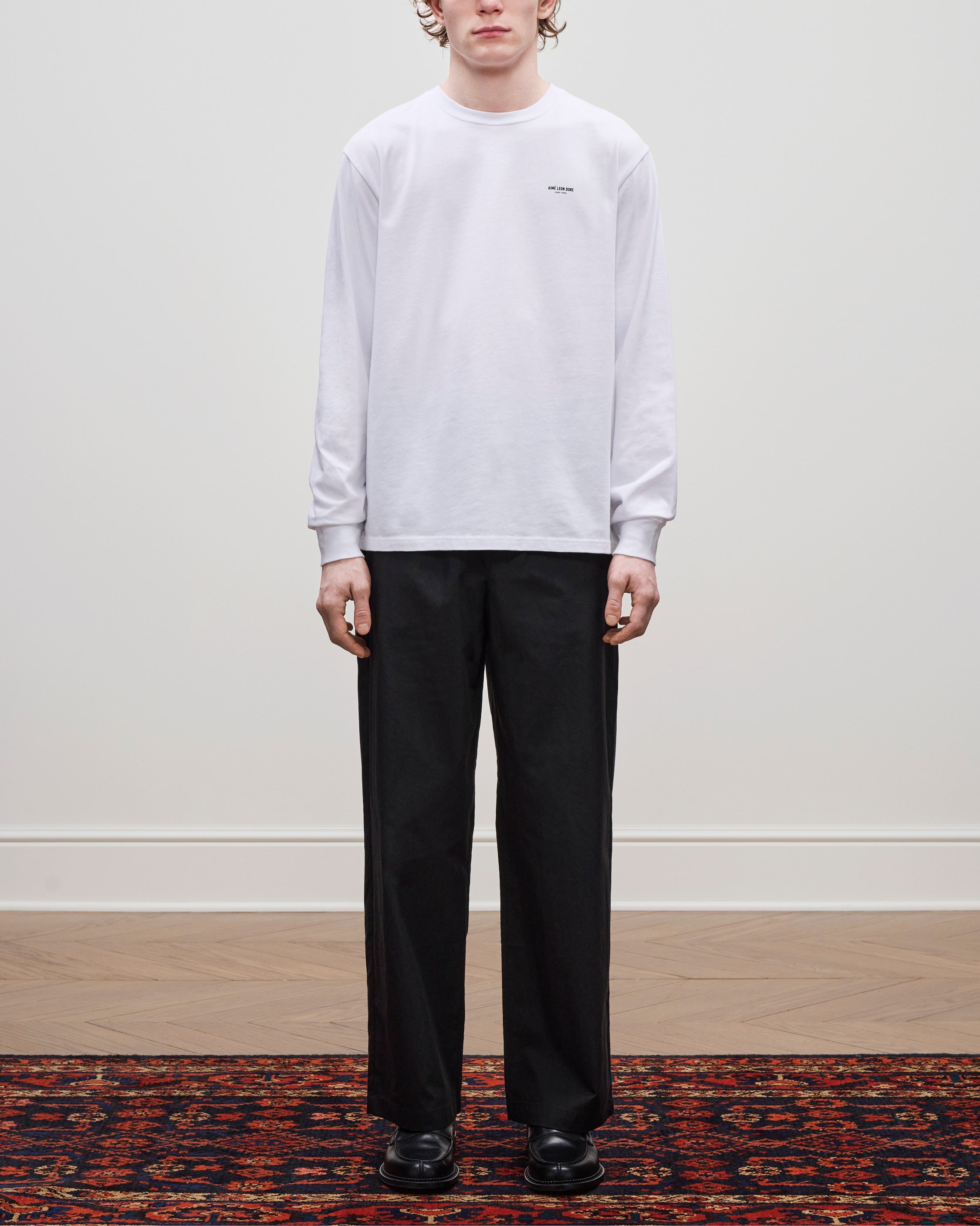 Long-Sleeve Micro Logo Tee