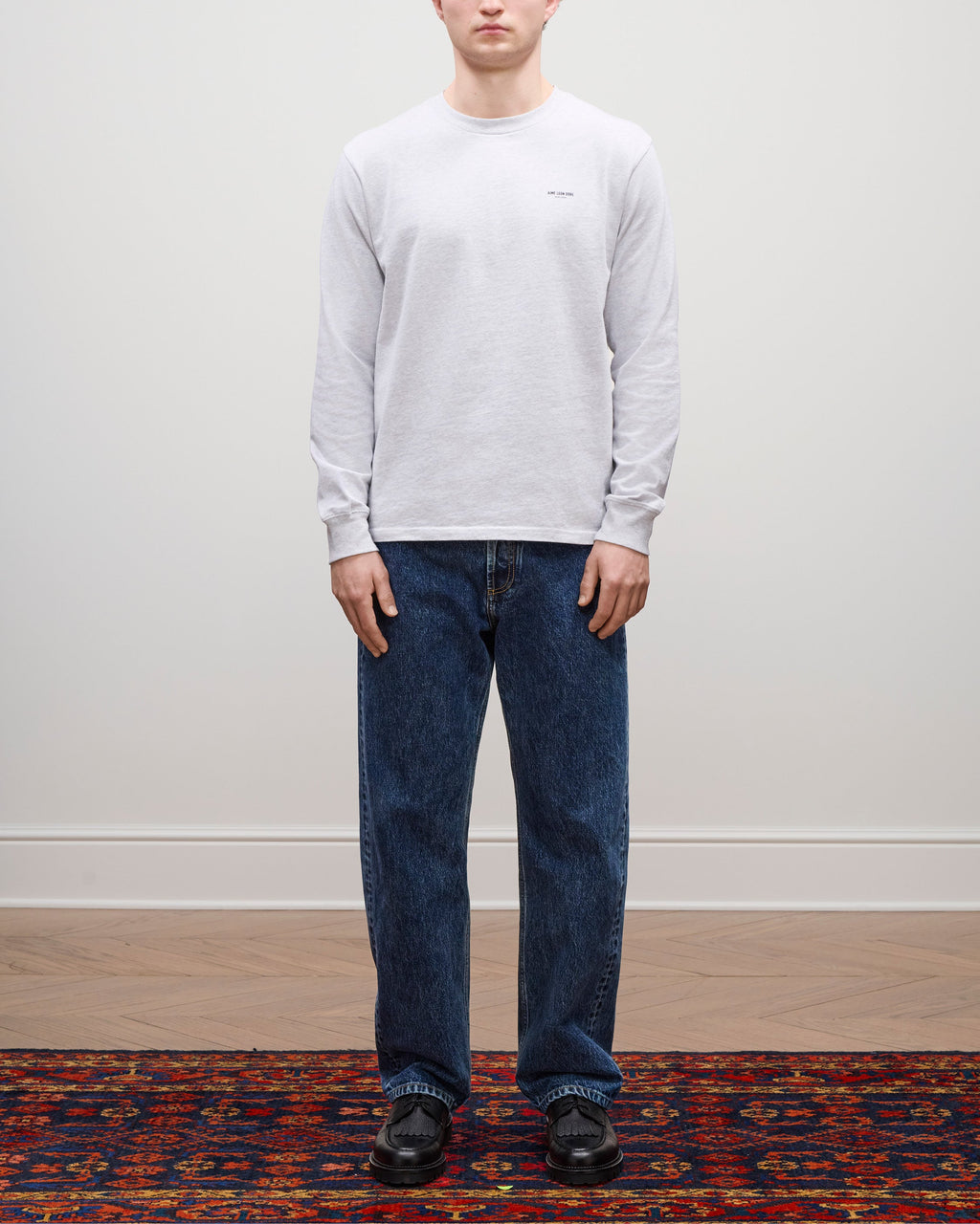 Long-Sleeve Micro Logo Tee